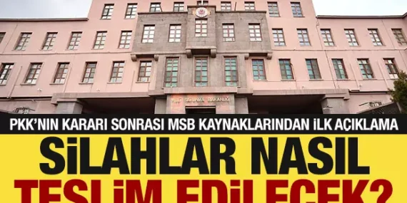 MSB kaynaklarından terör örgütü PKK’nın fesih kararına ilişkin açıklama! Son dakika: MSB kaynakla